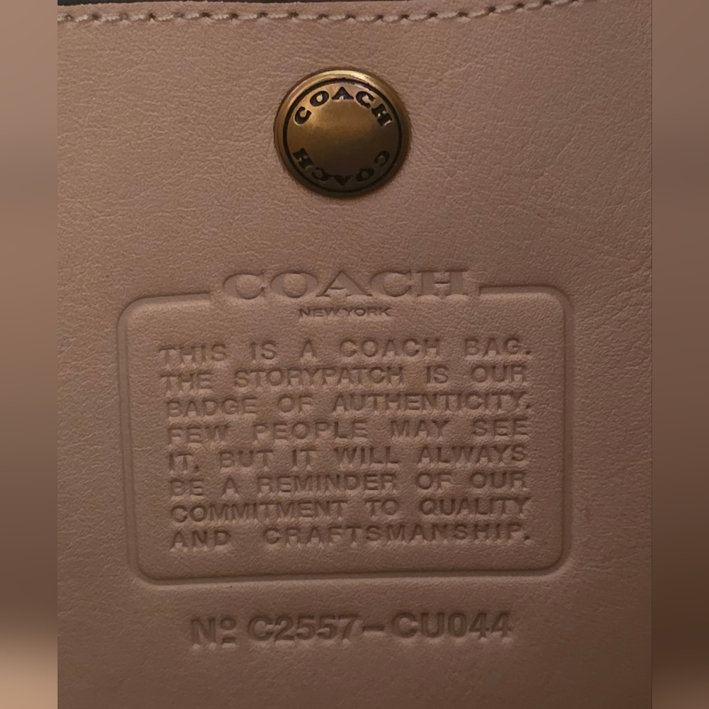 Coach Brooklyn 39 Tan Beige Shoulder Bag - Picture 7 of 14